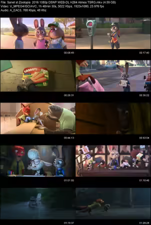 Zootopia 2016 1080p DSNP WEB-DL H264 Atmos TSRG