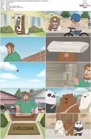 We Bare Bears 2014 S01-S04 1080p MIXED Webrip x265 10bit AAC 2.0-HxD TAoE