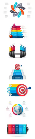 PSD infographic business concept