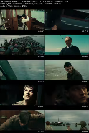 Dunkirk 2017 1080p MA WEB-DL DDP 5.1 H264-HHWEB