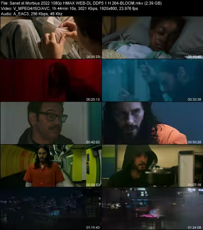 Morbius 2022 1080p HMAX WEB-DL DDP 5.1 H264-BLOOM