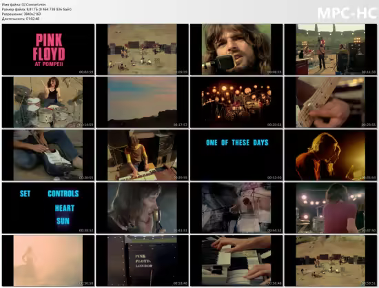 Pink Floyd at Pompeii - MCMLXXII (2026)[4K Ultra HD Edition Blu-ray] BDRip 2160p
