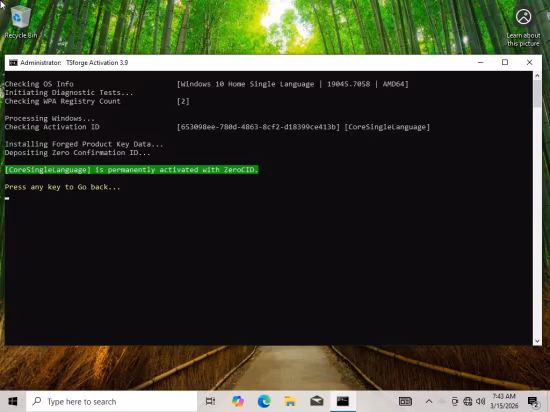 Windows 10 22H2 build 19045.7058 Aio 16in1 Multilingual Preactivated March 2026