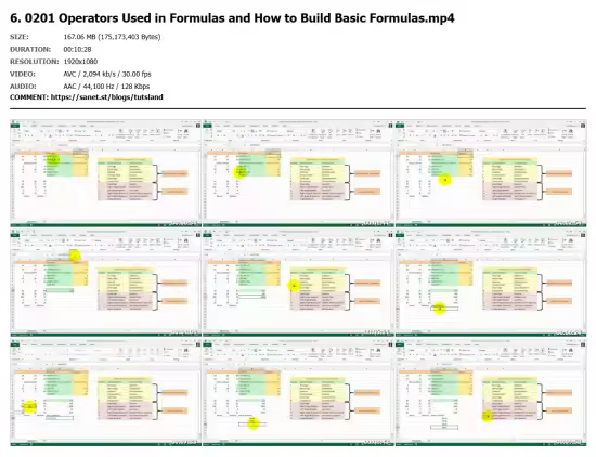 Excel Formulas and Functions: Make Basic &amp; Advanced Formulas