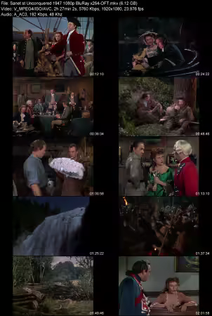 Unconquered 1947 1080p BluRay x264-OFT