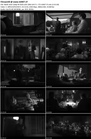 Mank 2020 2160p 4K WEB x265 10bit AAC5.1-YTS