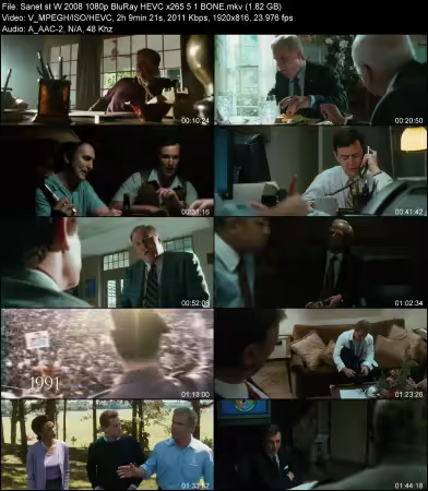 W 2008 1080p BluRay HEVC x265 5.1 BONE