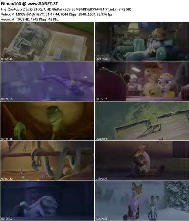 Zootopia 2 2025 2160p UHD BluRay x265-B0MBARDiERS