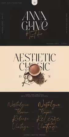 Anna Glave Font Family