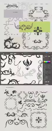 Medieval Garden - Vector Graphics