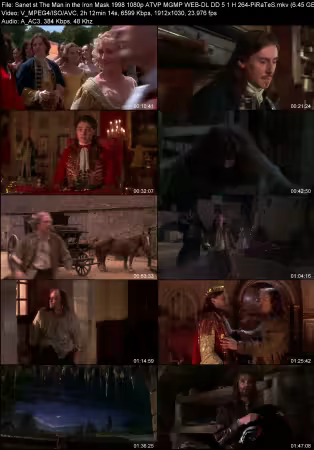 The Man in the Iron Mask 1998 1080p ATVP MGMP WEB-DL DD 5.1 H264-PiRaTeS