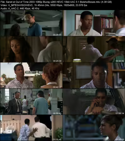 Out of Time 2003 1080p Bluray x265 HEVC 10bit AAC 5.1 BolshoiBooze