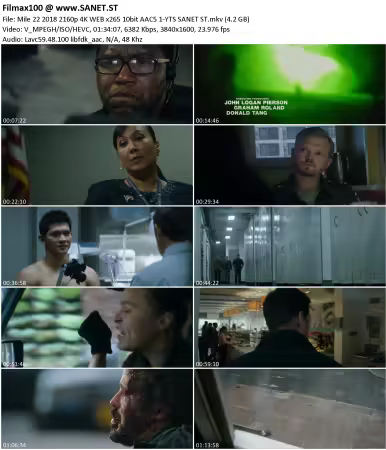 Mile 22 2018 2160p 4K WEB x265 10bit AAC5.1-YTS