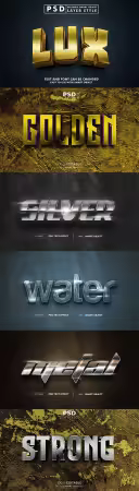 Psd text effect set vol 135