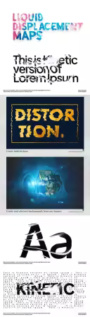 Kinetic Liquid Displacement Maps for Photoshop