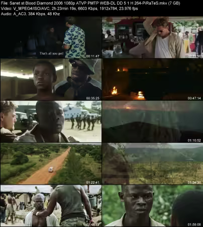 Blood Diamond 2006 1080p ATVP PMTP WEB-DL DD 5.1 H264-PiRaTeS