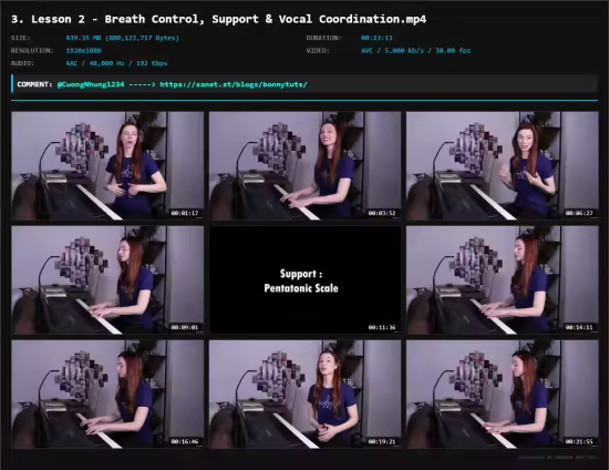 Online Singing course