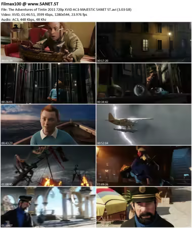 The Adventures of Tintin 2011 720p XViD AC3-MAJESTiC