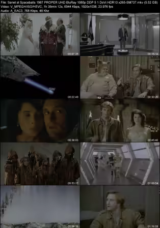 Spaceballs 1987 PROPER UHD BluRay 1080p DDP 5.1 DoVi HDR10 x265-SM737