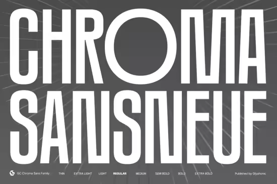 CreativeMarket - GC Chroma Condensed Sans Family 291893599 - 8 Font
