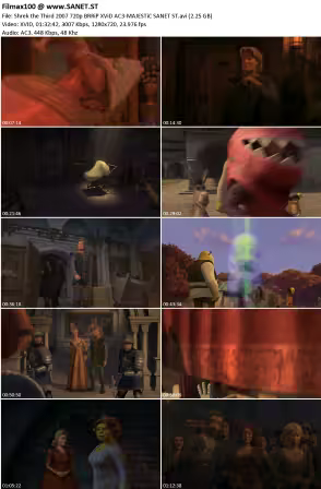 Shrek the Third 2007 720p BRRiP XViD AC3-MAJESTiC