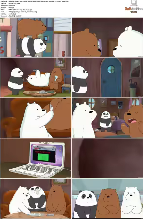 We Bare Bears 2014 S01 S04 1080p MIXED Webrip x265 10bit AAC 2.0-HxD TAoE