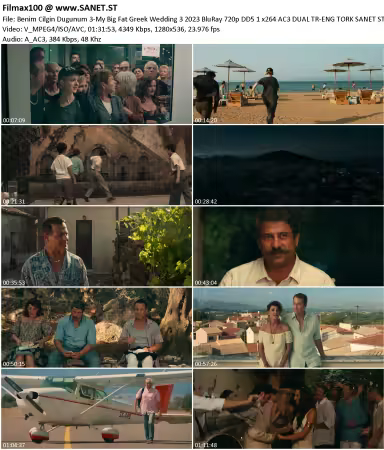 Benim Cilgin Dugunum 3-My Big Fat Greek Wedding 3 2023 BluRay 720p DD5.1 x264 AC3 DUAL TR-ENG TORK