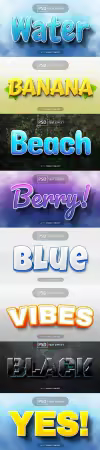 Psd text effect set vol 126
