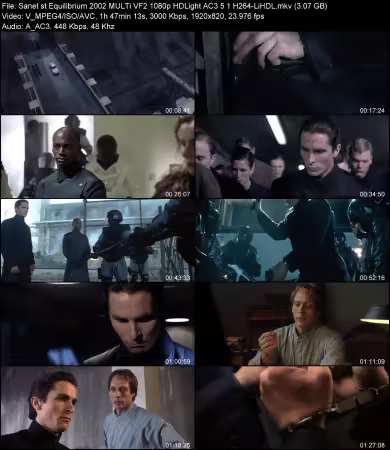 Equilibrium 2002 MULTi VF2 1080p HDLight AC3 5.1 H264-LiHDL