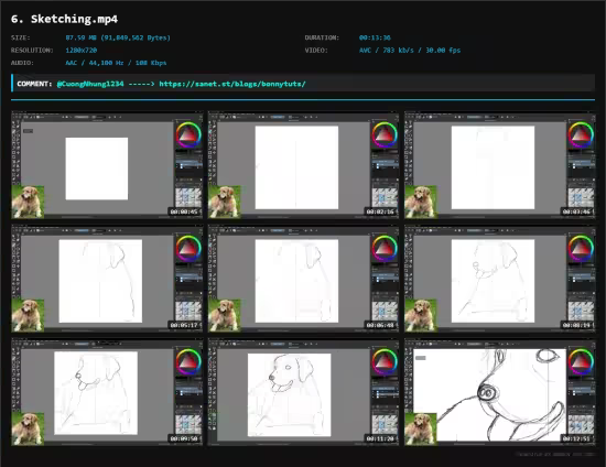 Paint a Cute Dog in Krita: Fun Beginner Digital Art Process