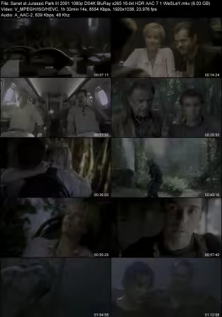 Jurassic Park III 2001 1080p DS4K BluRay x265 10-bit HDR AAC 7.1 WeSLeY