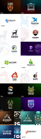 Logo Graphic Templates Vector Set