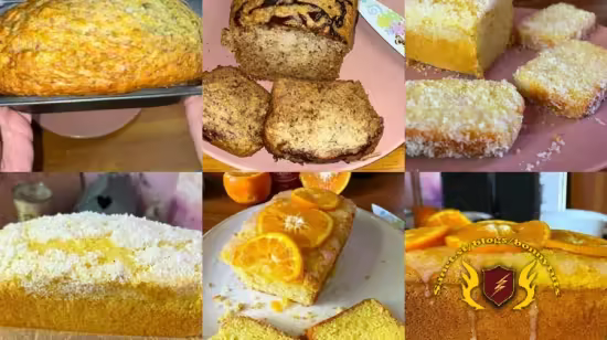 Easy Homemade Baking: Banana Bread, Orange &amp; Coconut Cake