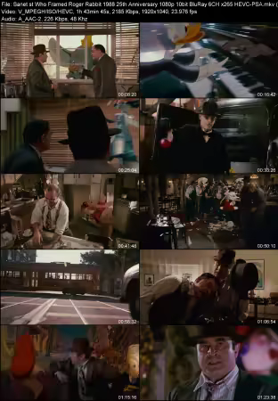 Who Framed Roger Rabbit 1988 25th Anniversary 1080p 10bit BluRay 6CH x265 HEVC-PSA