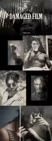 Damaged Film Photo Effect for Photoshop