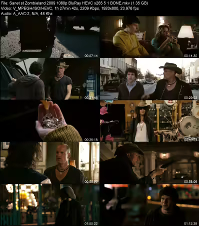 Zombieland 2009 1080p BluRay HEVC x265 5.1 BONE