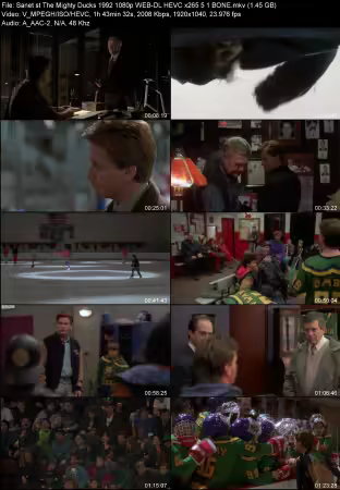 The Mighty Ducks 1992 1080p WEB-DL HEVC x265 5.1 BONE