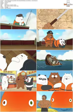 We Bare Bears 2014 S01-S04 1080p MIXED Webrip x265 10bit AAC 2.0-HxD TAoE