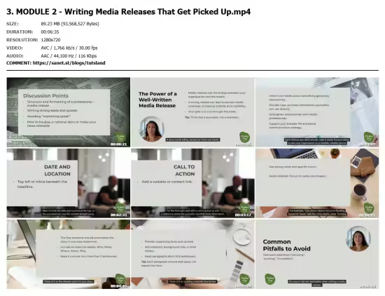 Working with the Media