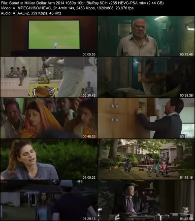 Million Dollar Arm 2014 1080p 10bit BluRay 6CH x265 HEVC-PSA