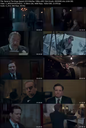 The Kings Speech 2010 BluRay 1080p x265 10bit 2Audio -SSDSSE