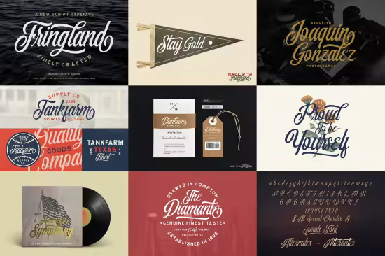 Fringland - Casual Script Typeface