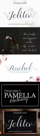 Jelita - New Modern Calligraphy Script Font