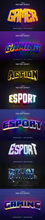Psd text effect set vol 129