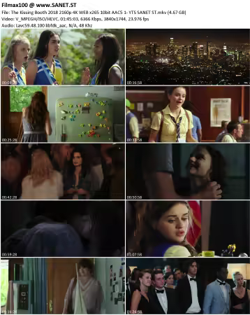 The Kissing Booth 2018 2160p 4K WEB x265 10bit AAC5.1- YTS