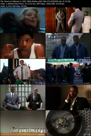 X Malcolm X 1992 1080p BluRay x265 10bit AC3-SSDSSE