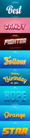Psd text effect set vol 94