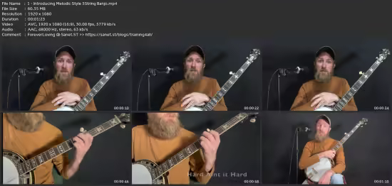 Melodic Style 5-String Banjo