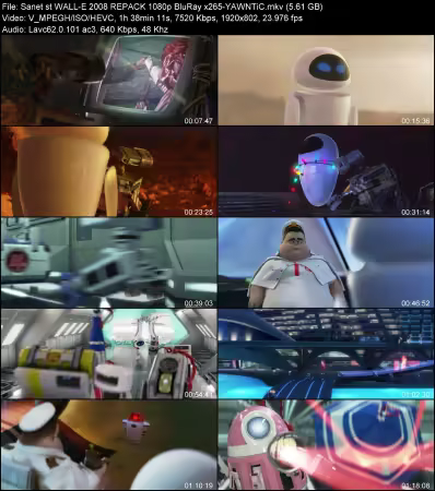 WALL-E 2008 REPACK 1080p BluRay x265-YAWNTiC