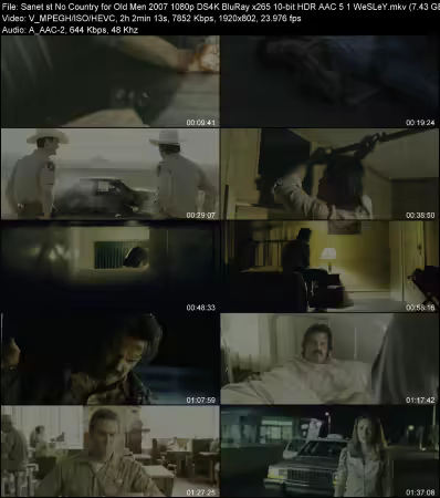 No Country for Old Men 2007 1080p DS4K BluRay x265 10-bit HDR AAC 5.1 WeSLeY
